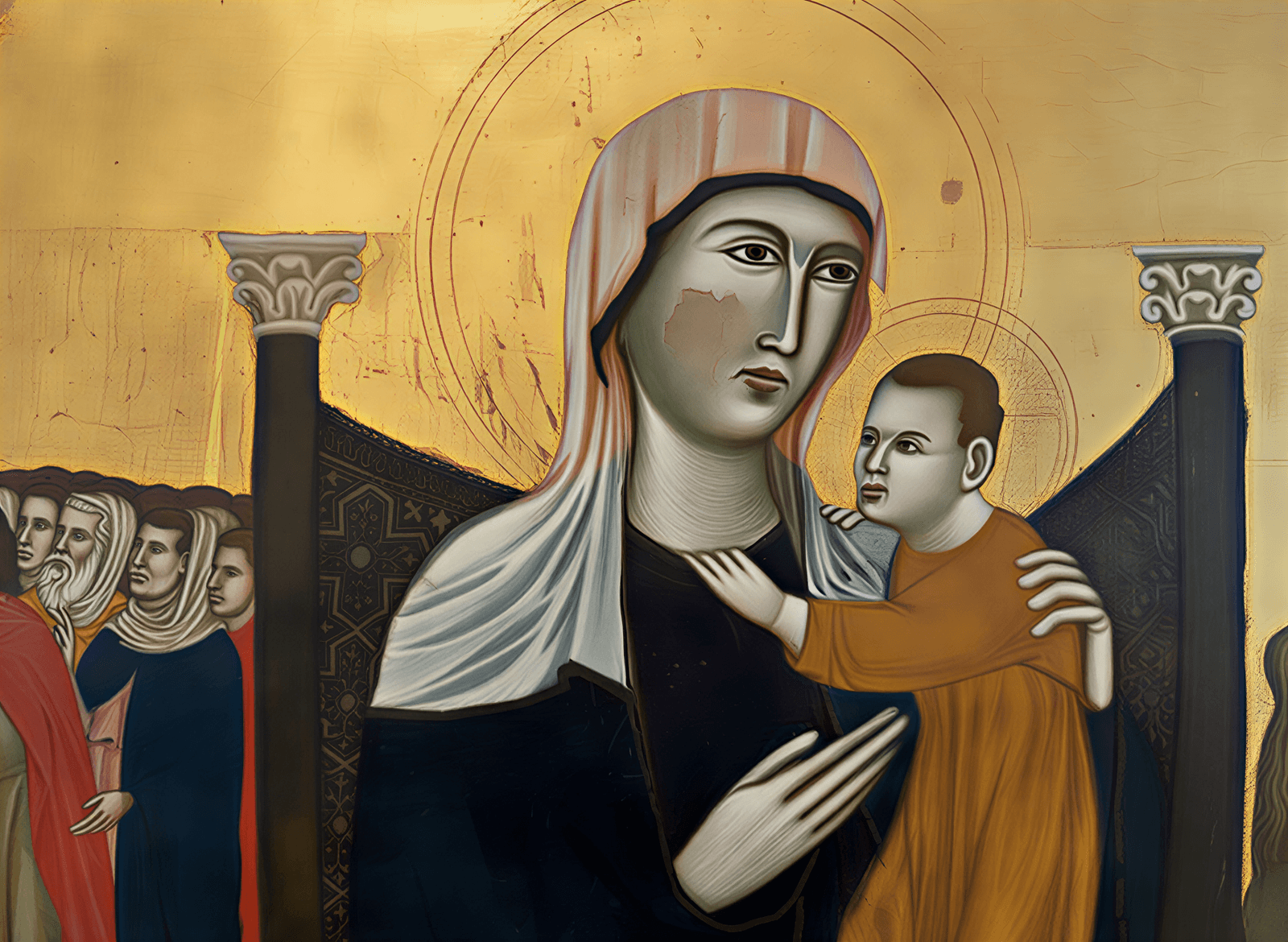 Vierge et Enfant : Éclat Renaissance